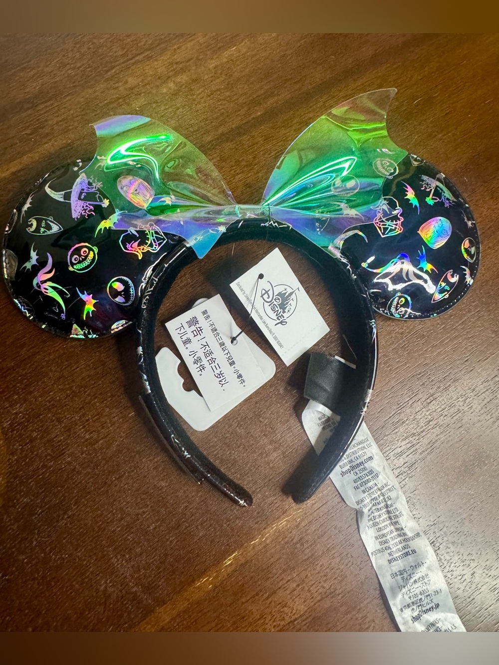 The Nightmare Before Christmas Holographic Disney Parks Loungefly Backpack Set - Picture 7 of 7